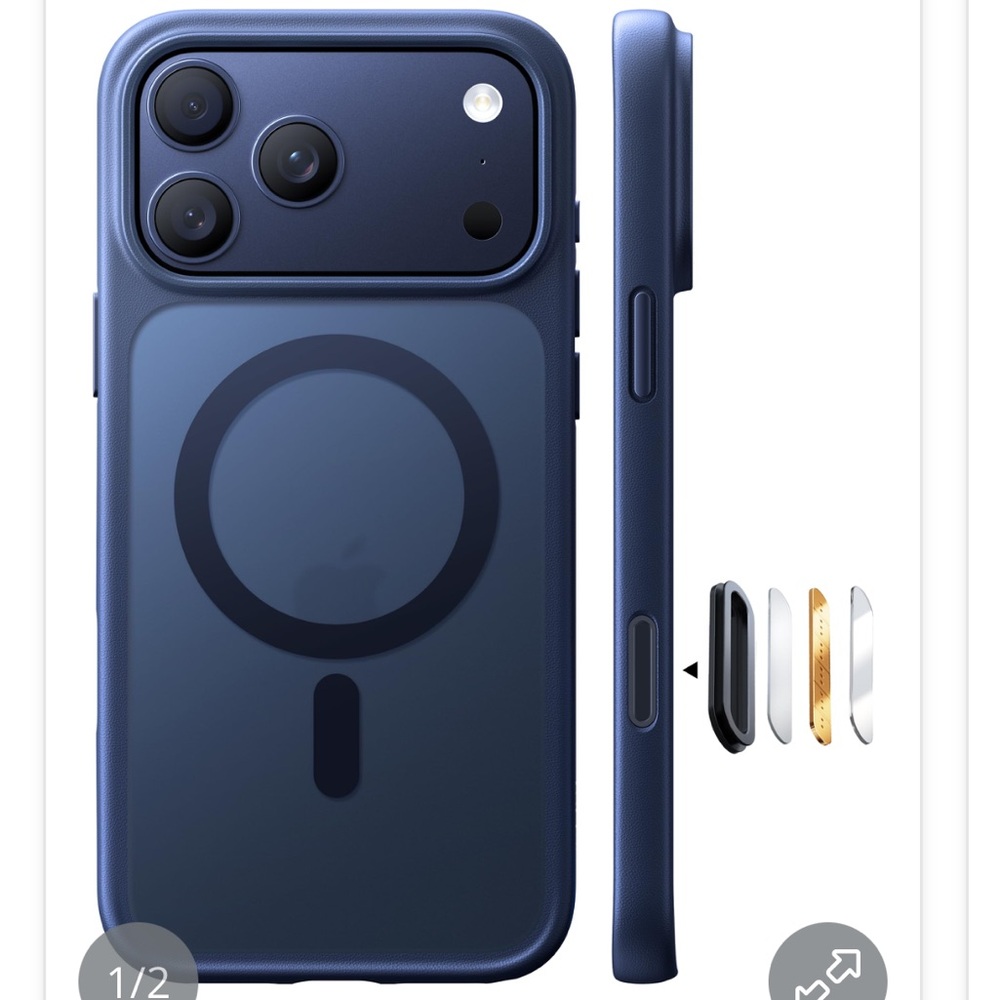 iPhone 17 PRO MAX Magnetic & Shockproof MagSafe Compatible Case-DEEP BLUE